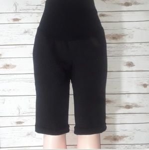 Black Motherhood Maternity Capris